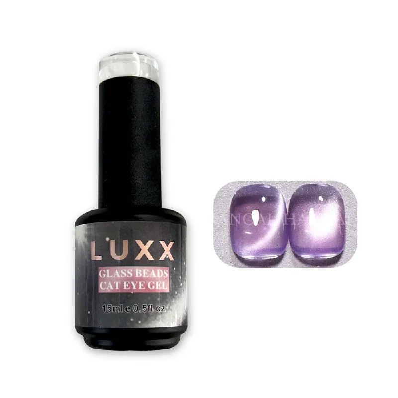 nail polish dust glow-LUXX Glass Beads Cat Eyes Gel Polish 15ml #009