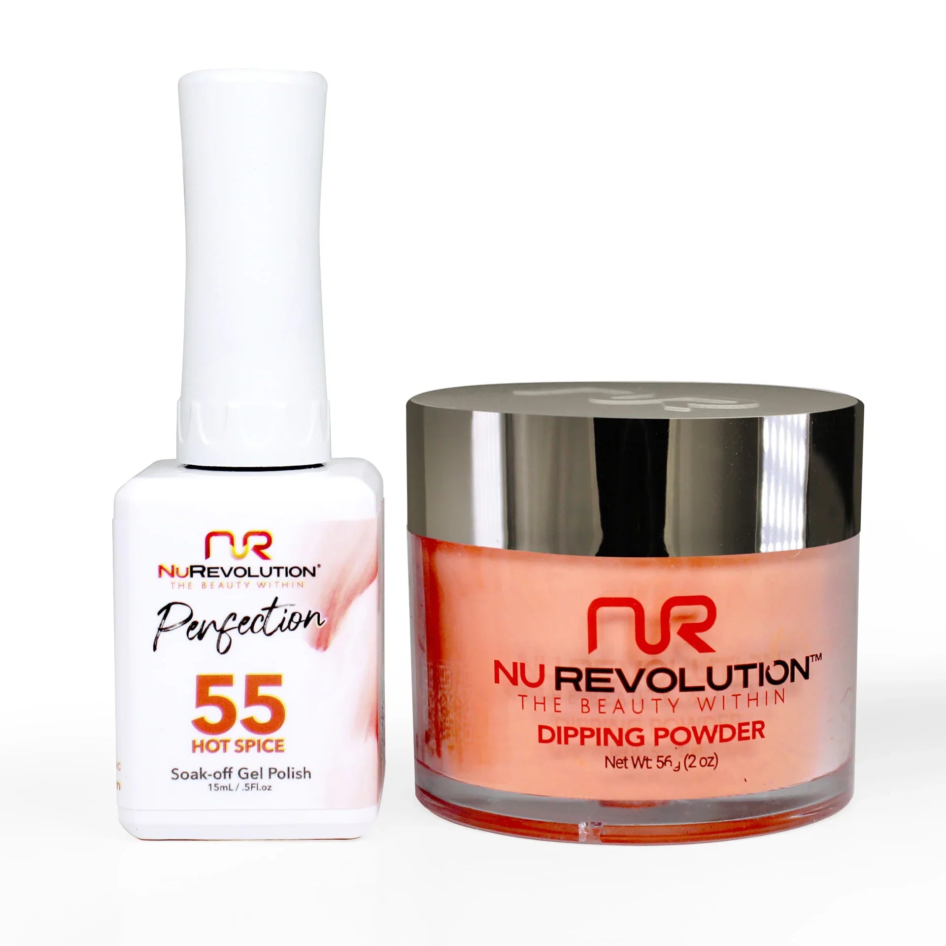 nail polish sweat band-NuRevolution Perfection 055 Hot Spice