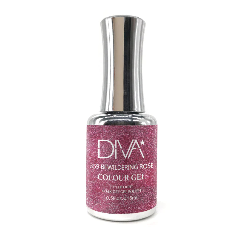 nail polish matte low-DIVA 359 - Bewildering Rose