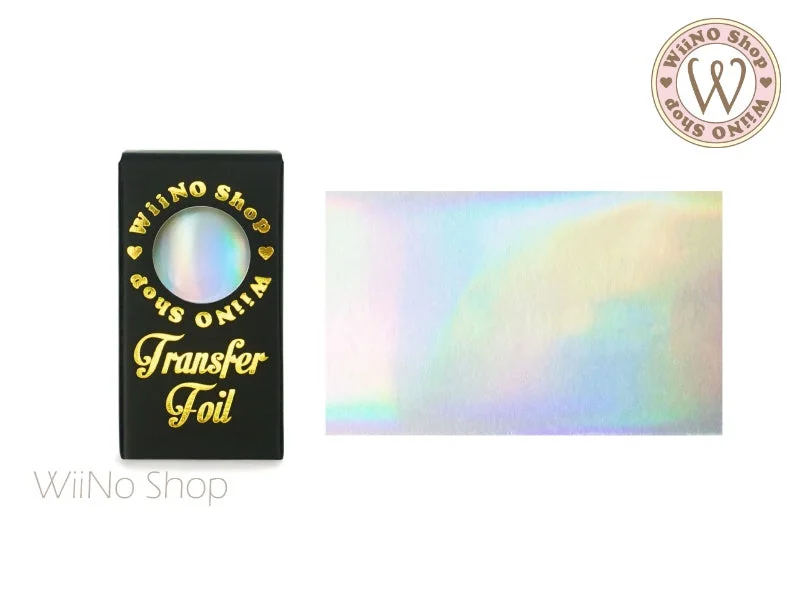 Nail art decoration fusion-Clear Holographic Nail Transfer Foil (CH-01)