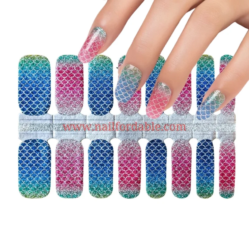 nail repair for nail repair top-rated care kit-Mermaid ombre (glitter)