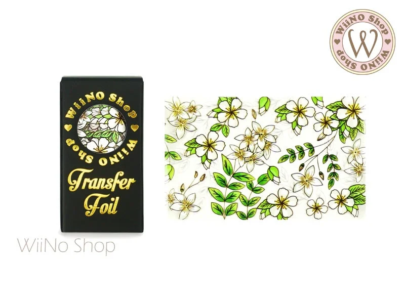 Nail art decoration rhythm-Flower Nail Transfer Foil (FL-B-08)