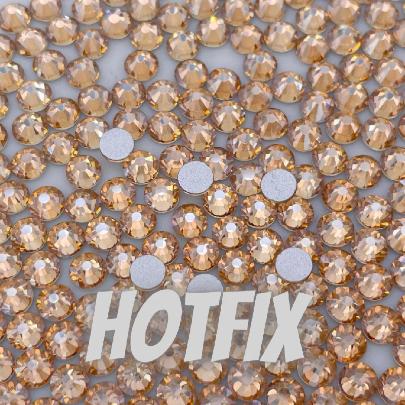 Nail rhinestone mood designs-Gold Shadow Hotfix | Wholesale | Rhinestones