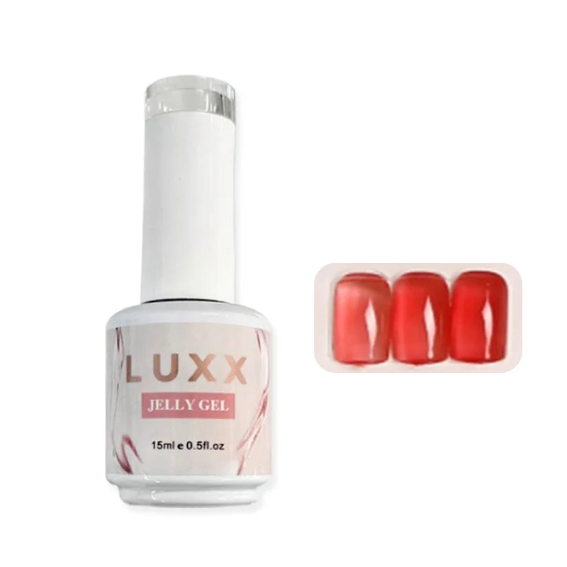 nail polish wrist wrap-LUXX Jelly Gel Polish (Amber Glass) 15ml #04