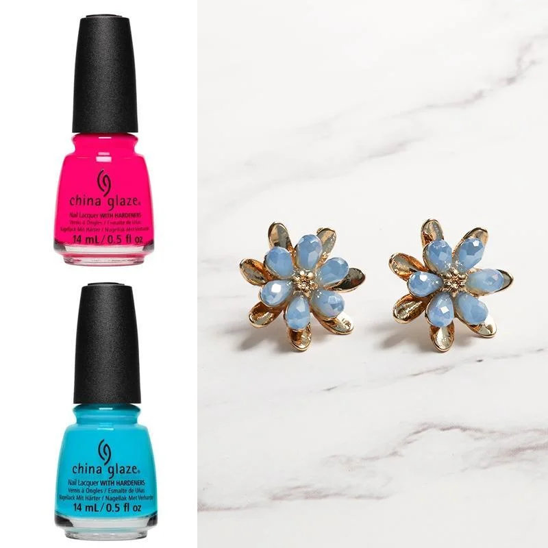 nail polish signal blue-Etoi x BP - Set 30 Forget Me Not