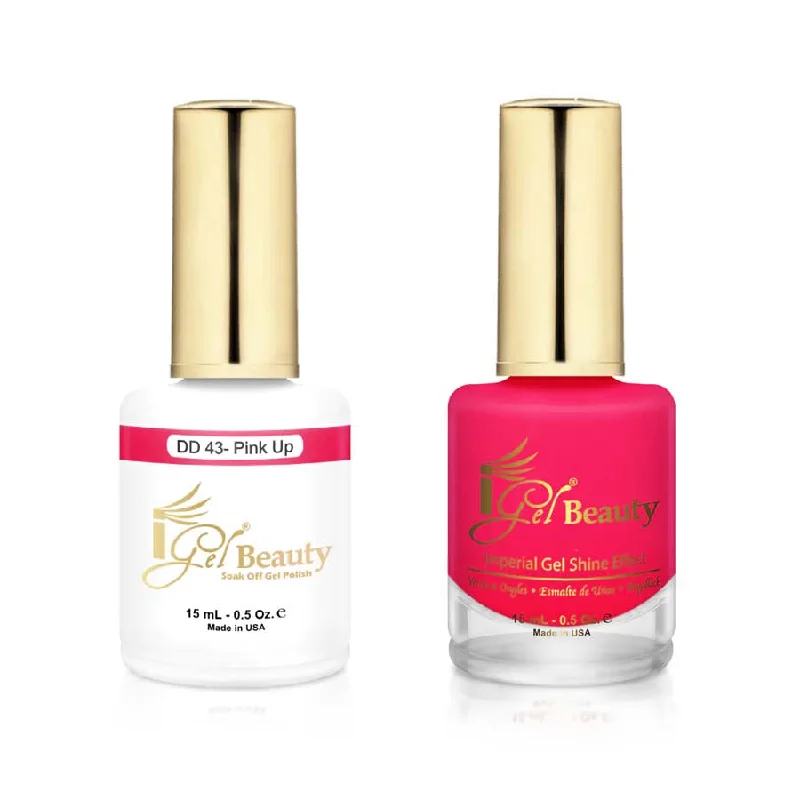 nail polish paparazzi flash-iGel DD043 Gel Polish & Lacquer Duo (15ml) Pink Up