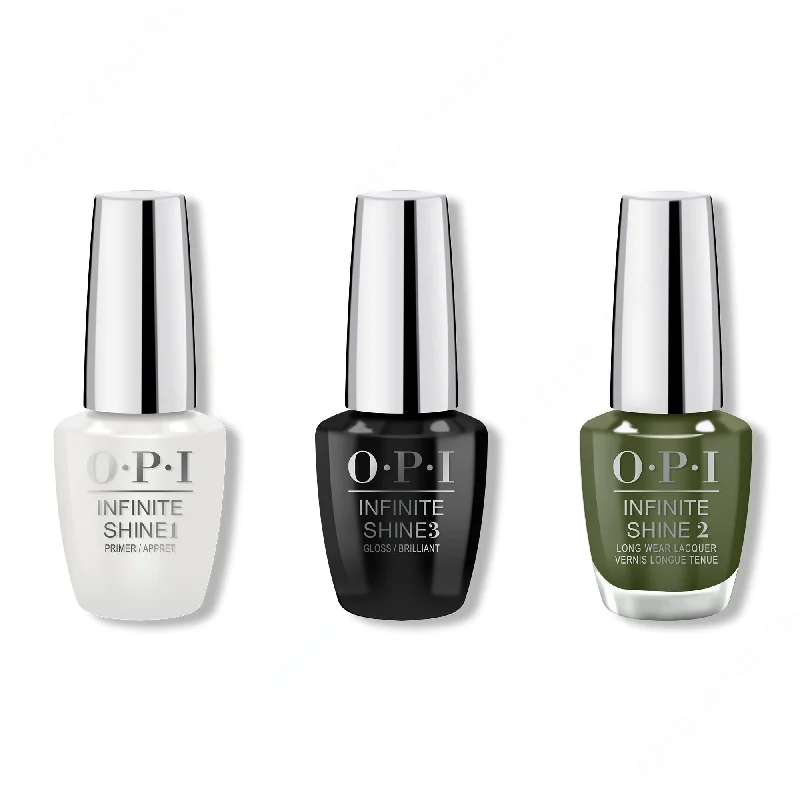 nail polish silk thread-OPI - Infinite Shine Combo - Base, Top & Olive for Green - #ISL64