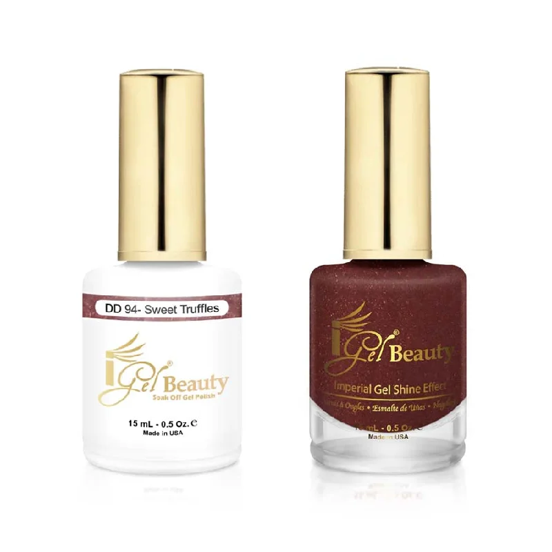 nail polish costume silk-iGel DD094 Gel Polish & Lacquer Duo (15ml) Sweet Truffles