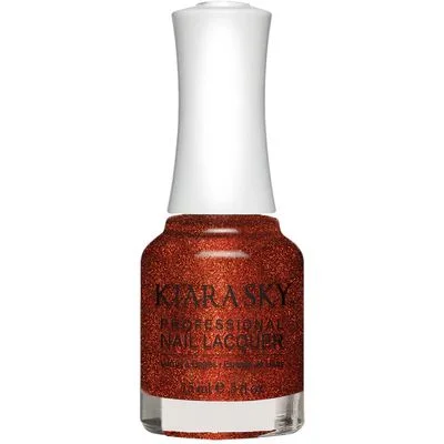 nail polish shin guard-Kiara Sky - Frosted Pomegranate 0.5 oz - #N457