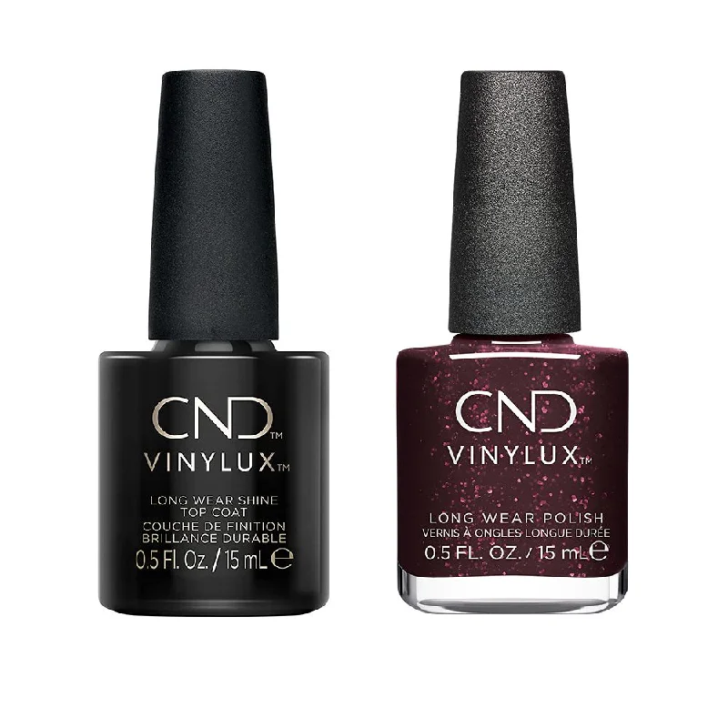 nail polish seagull cry-CND - Vinylux Topcoat & Poison Plum 0.5 oz - #198