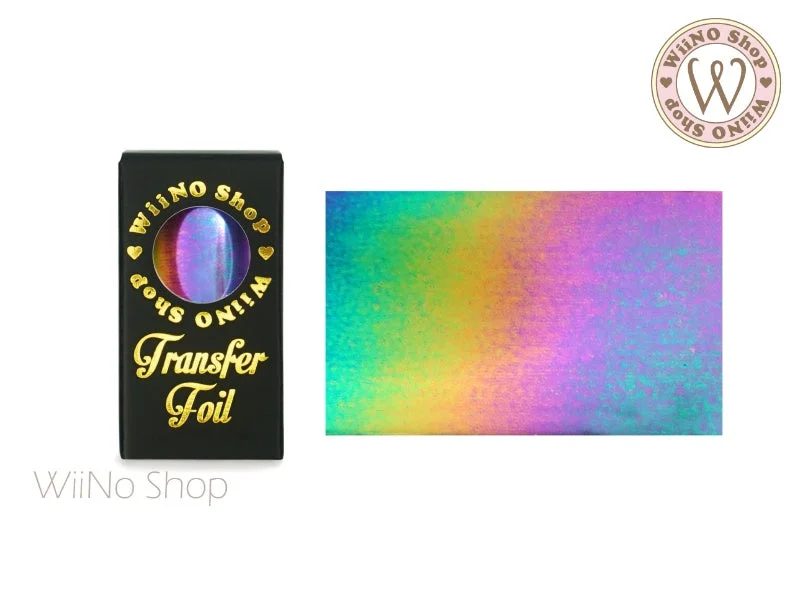 Nail art decoration jazz fusion-Metallic Rainbow Nail Transfer Foil (MP-03)