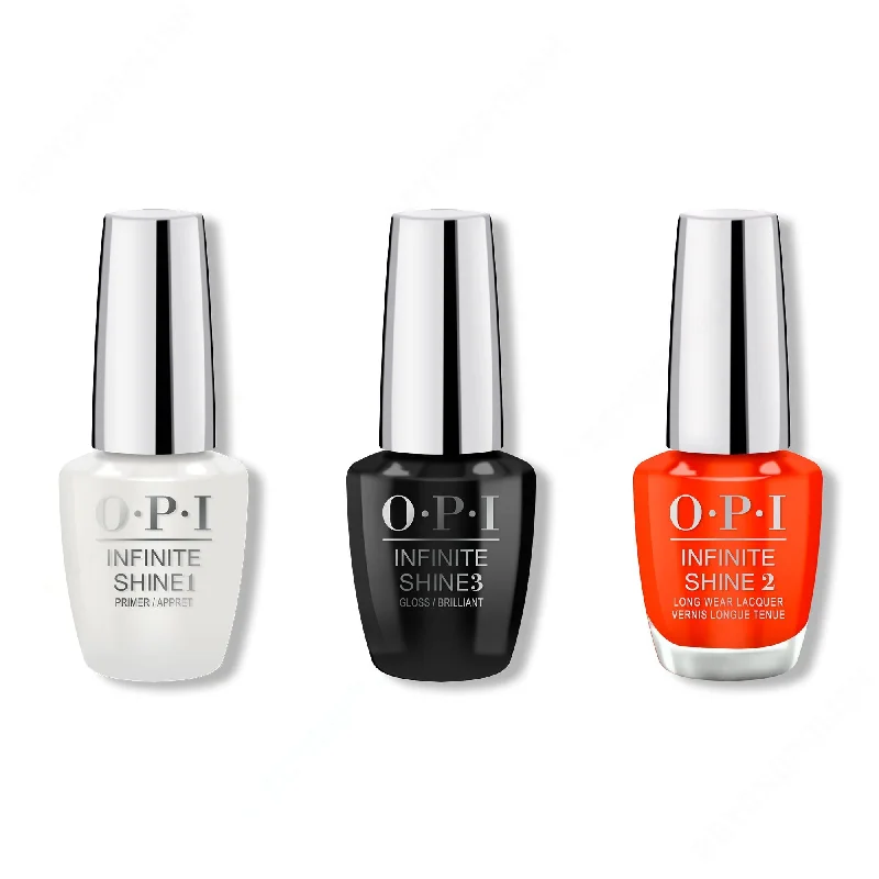 nail polish drum beat-OPI - Infinite Shine Combo - Base, Top & Rust & Relaxation