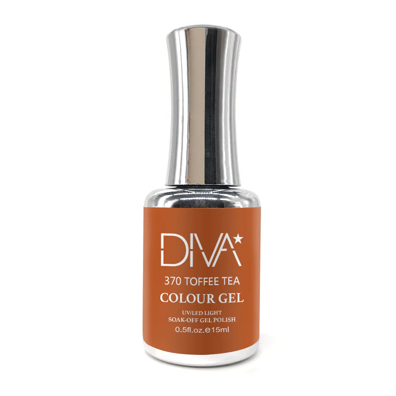 nail polish dot red-DIVA 370 - Toffee Tea