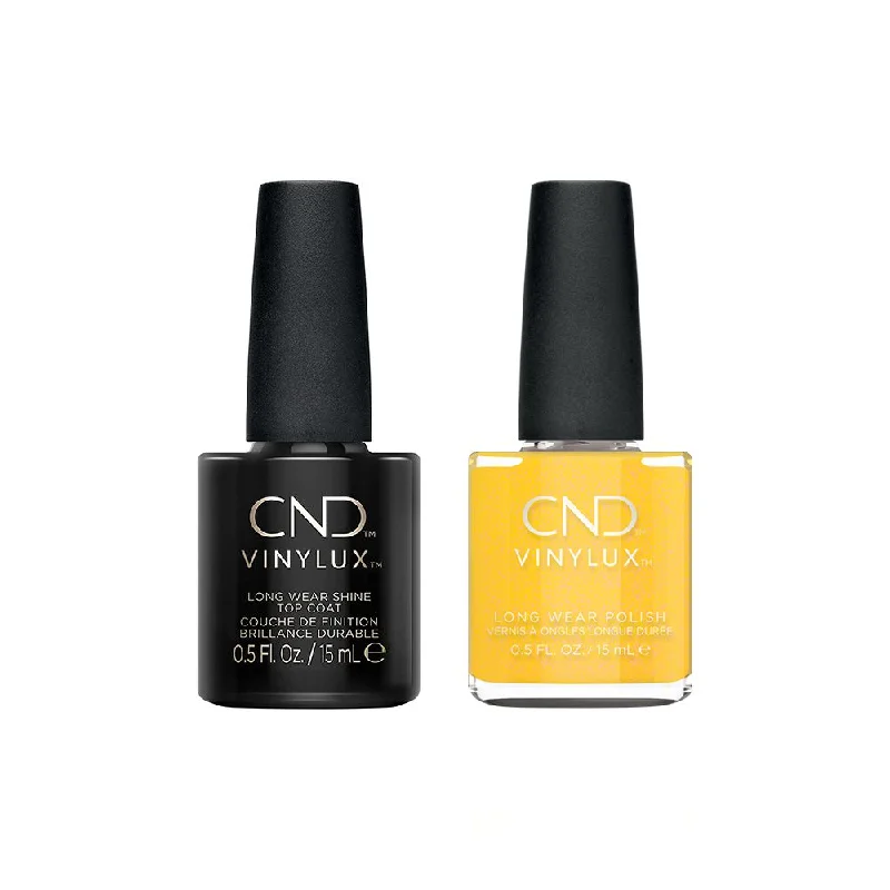 nail polish venus gold-CND - Vinylux & Top Combo - Catching Light