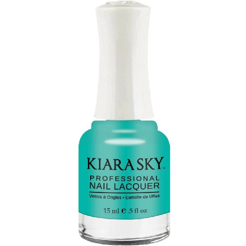 nail polish referee stripe-Kiara Sky - The Real Teal 0.5 oz - #N493