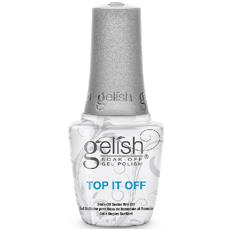 nail polish soot stain-Gelish Top It Off Soak Off Sealer Gel 15ml