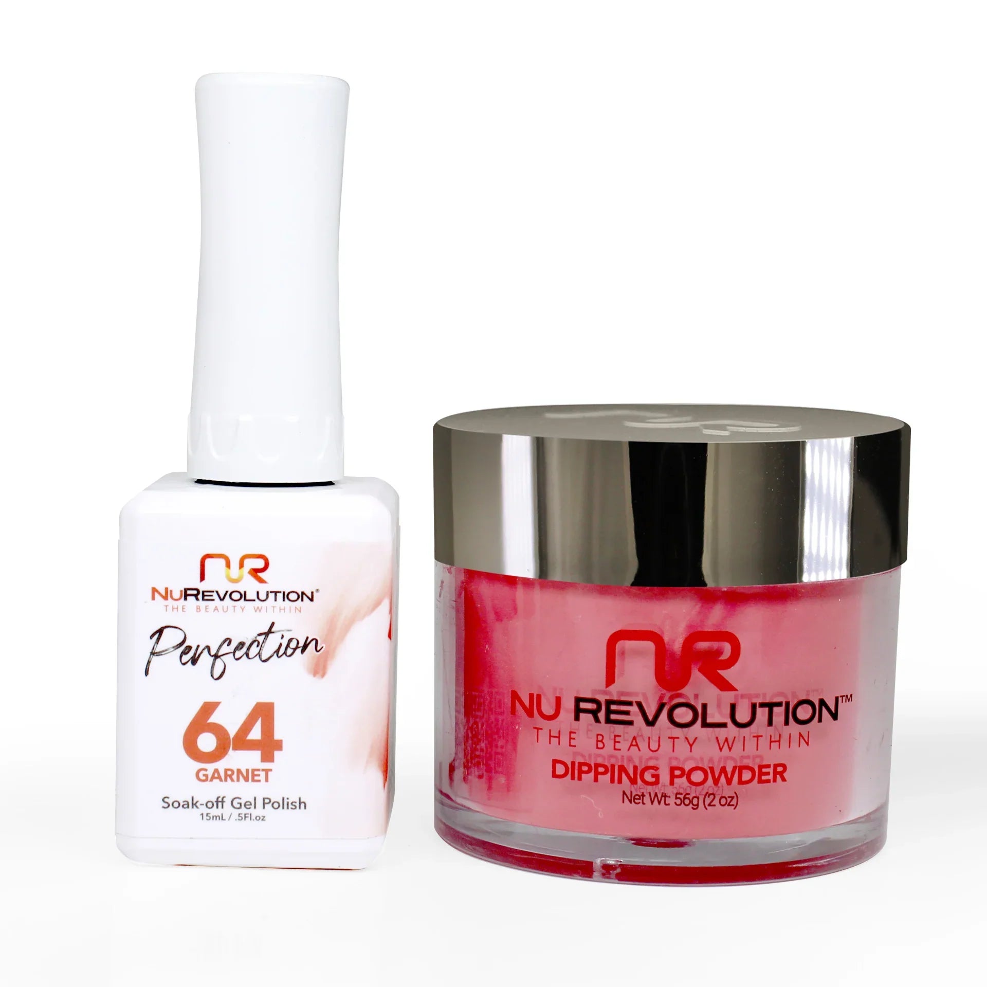 nail polish lift ticket-NuRevolution Perfection 064 Garnet