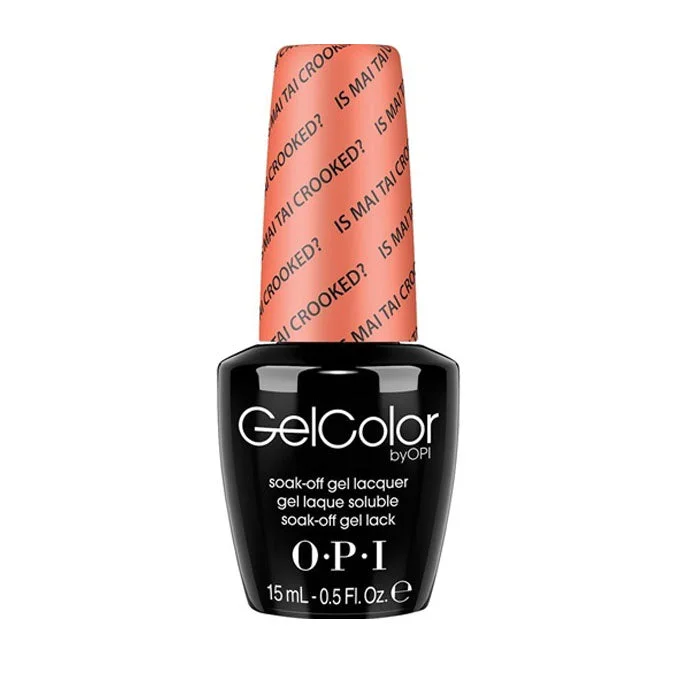 nail polish tone warm-OPI GelColor Gel Polish GCH68 (15ml) Is Mai Tai Crooked?