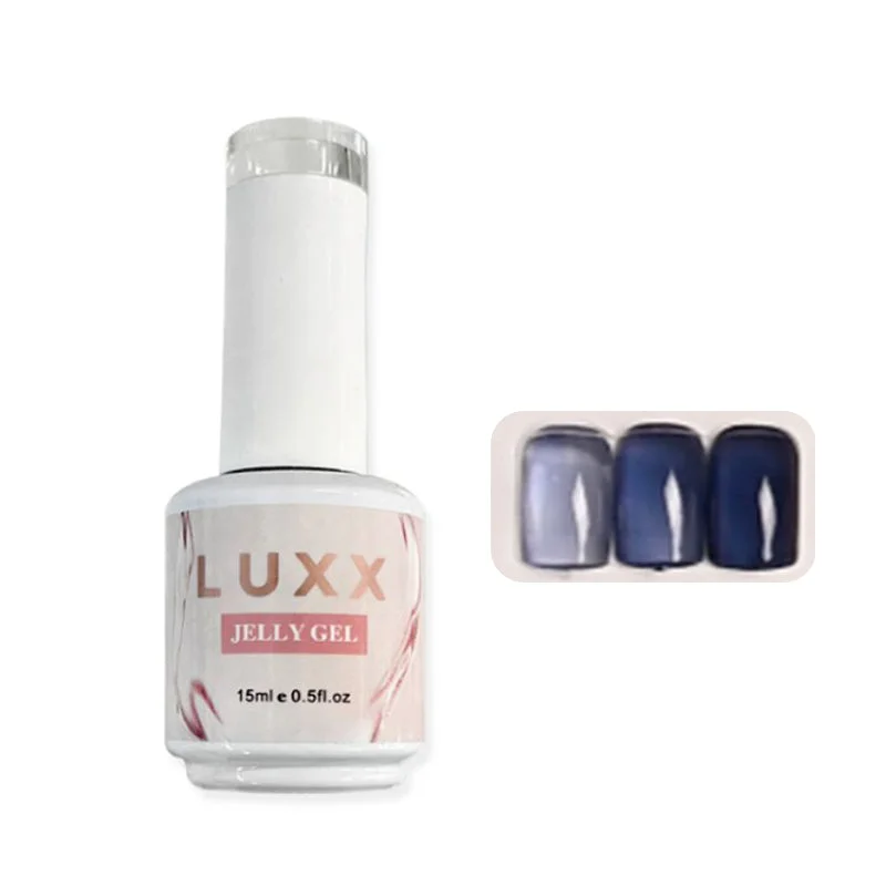 nail polish ankle tape-LUXX Jelly Gel Polish (Amber Glass) 15ml #03