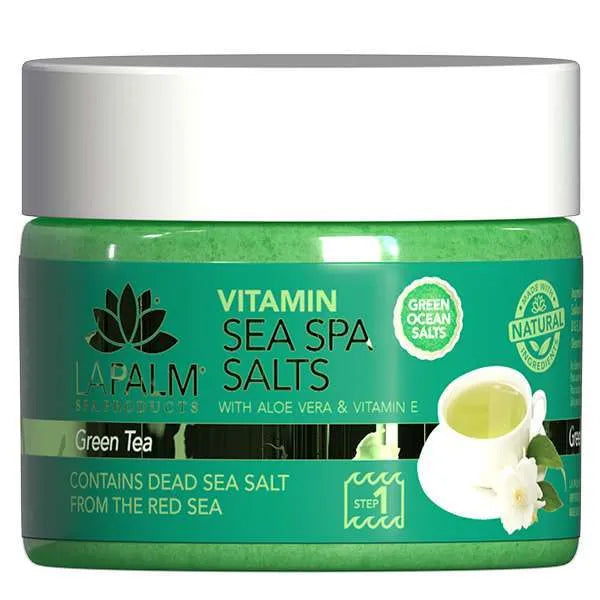 nail polish equator heat-La Palm Vitamin Sea Spa Salts Green Tea