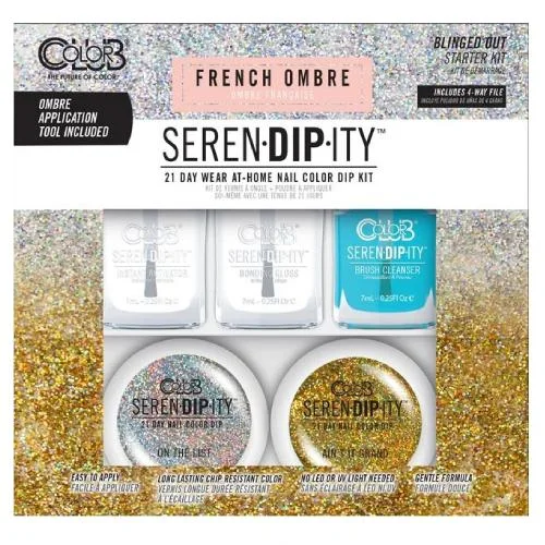 nail polish mars red-Color Club Serendipity Ombre Starter Dip Kit