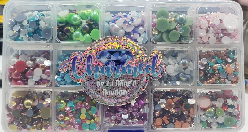 Nail rhinestone high-end picks-Pearls and Rhinestone Kit