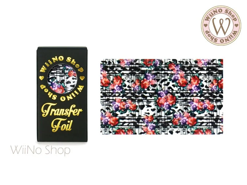 Nail art decoration mission-Flower Nail Transfer Foil (FL-E-06)