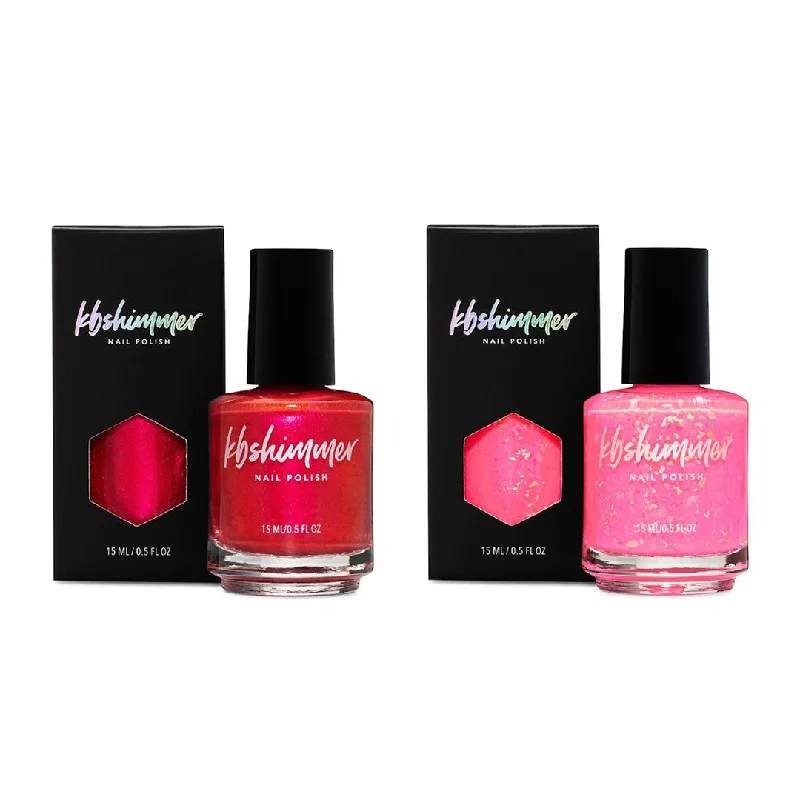 nail polish dab pink-KBShimmer - Lacquer Combo - Summer Vibes - Set 3