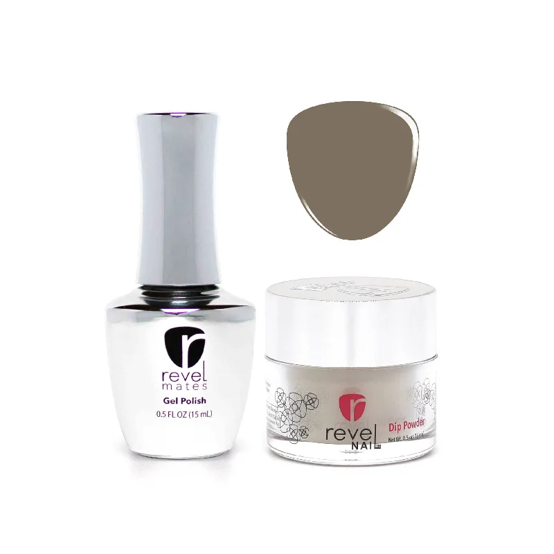 nail repair with base-packed gel-D371 Gentle Crème Gel Polish + Dip Powder Set