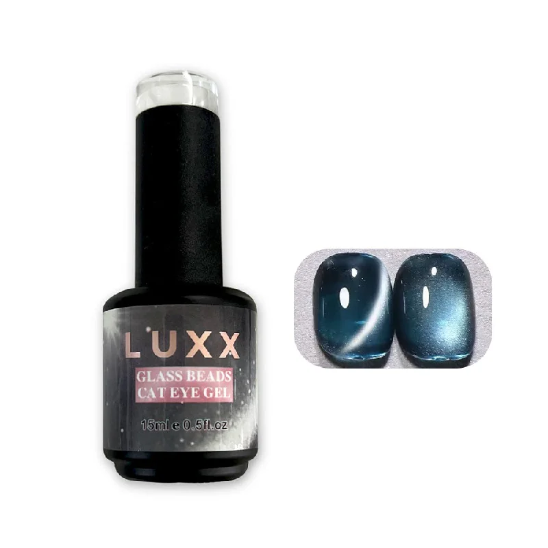 nail polish sweat band-LUXX Glass Beads Cat Eyes Gel Polish 15ml #004