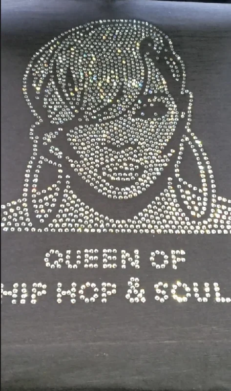 Nail rhinestone flow styles-Mary J Blige- T-shirt