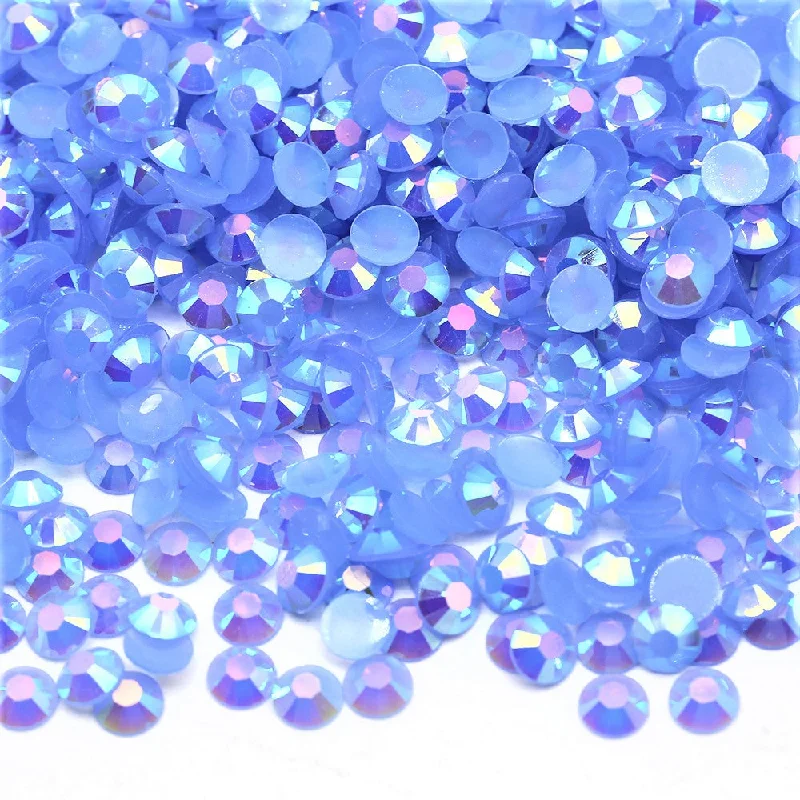 Nail rhinestone must-have tools-Pearl Blue Jelly Rhinestones