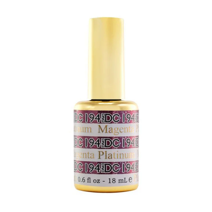 nail polish midnight orbit-DND #194 DC Platinum Gel Polish (18ml) Magenta Platinum