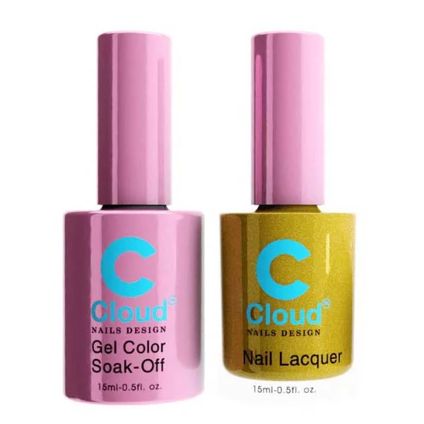 nail polish beetle shine-Cloud #102 by Chisel Gel & Nail Lacquer Duo (15ml)