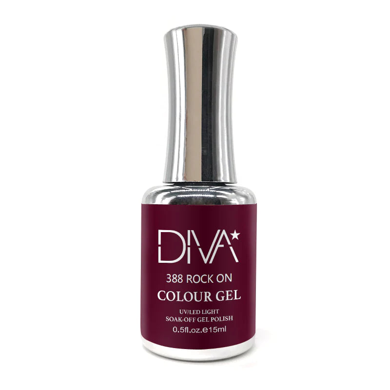 nail polish hue shift-DIVA 388 - Rock On