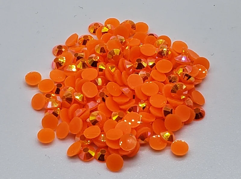 Nail rhinestone room glow-Orange Jelly (Resin) Rhinestones