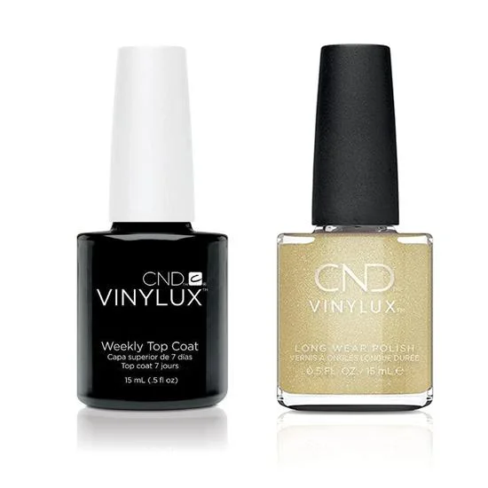 nail polish bass line-CND - Vinylux Topcoat & Glitter Sneakers 0.5 oz - #389