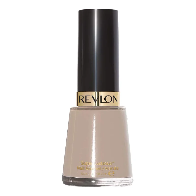 nail polish shimmer fine-Revlon Super Lustrous Nail Enamel 14.7ml 850 BARE THAT