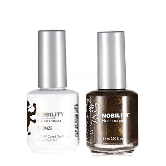 nail polish hip hop-LeChat Nobility Gel & Lacquer Duo NBCS007 Bronze