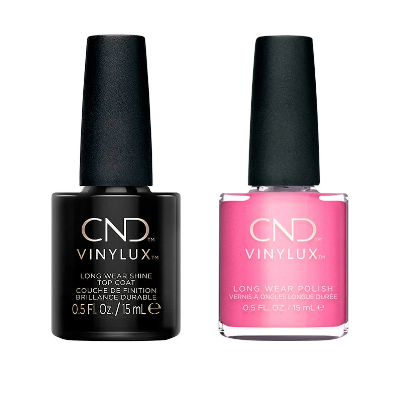 nail polish bamboo bridge-CND - Vinylux Topcoat & Happy Go Lucky 0.5 oz - #414