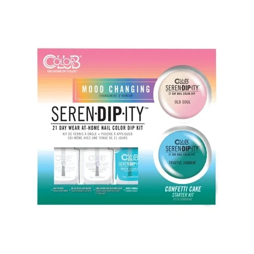 nail polish planet ring-Color Club Serendipity Mood Starter Dip Kit