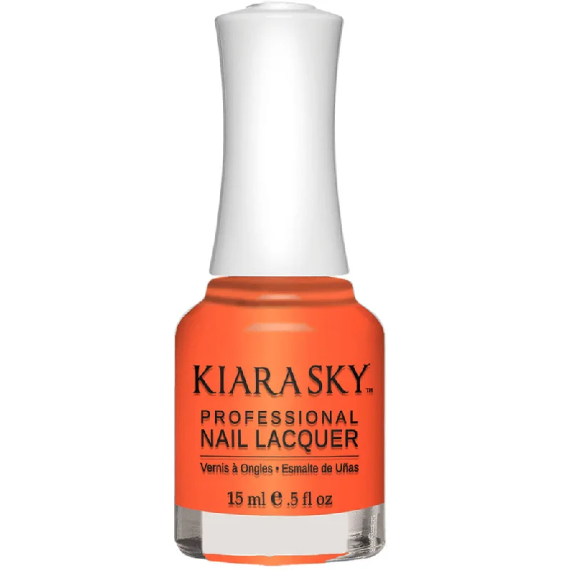 nail polish chimney soot-Kiara Sky - Nail Lacquer - Peach-A-Roo 0.5 oz - #N562