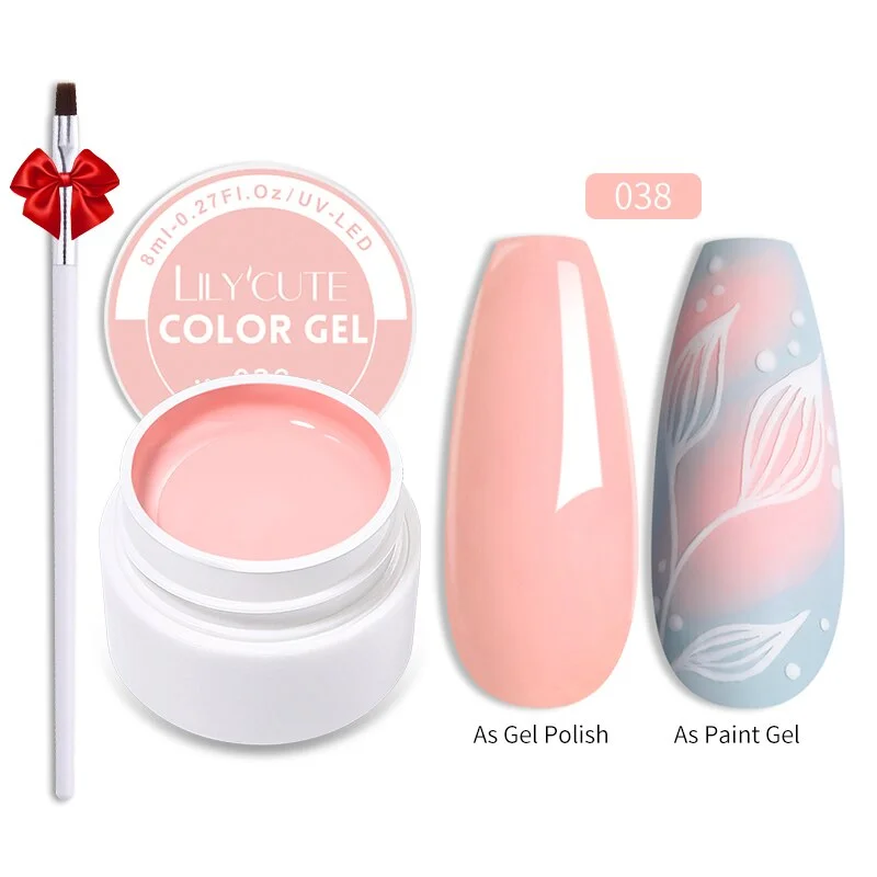 nail repair for nail luster enhancement-Lilycute Color Gel - 8ml