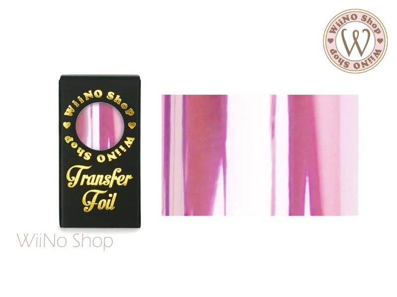 Nail art decoration crown-Pink Metallic Nail Transfer Foil (MT-07)