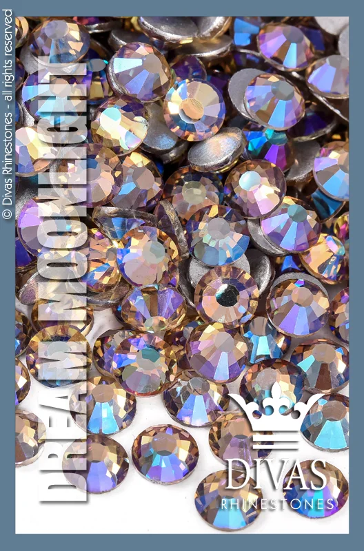 Nail rhinestone rank guide-COATED RHINESTONES - 'Dream Moonlight'