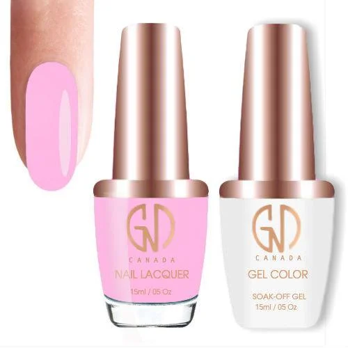 nail polish geisha pink-GND Duo Gel & Lacquer 002 Its a Girl Thing