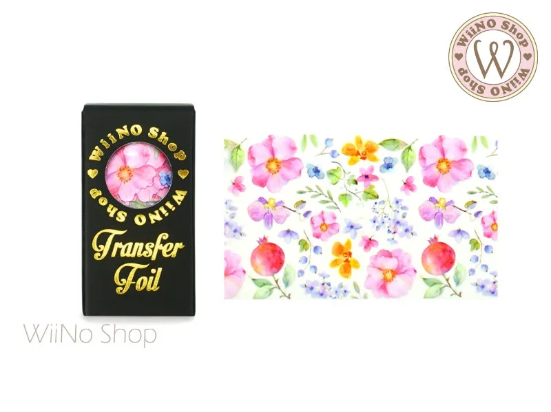 Nail art decoration poet-Flower Nail Transfer Foil (FL-B-05)