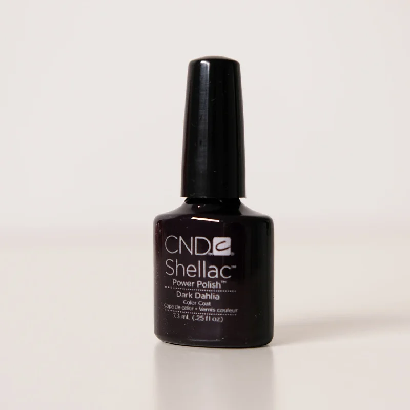 nail polish fog blanket-CND Shellac - Dark Dahlia (Gel Polish 7.3ml)