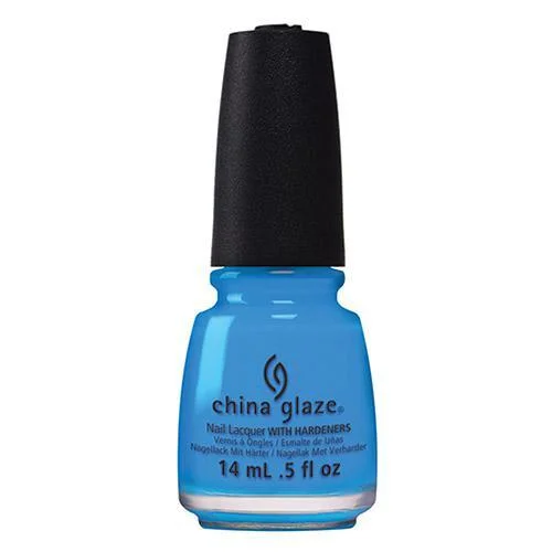 nail polish rain flood-China Glaze - DJ Blue My Mind 0.5 oz - #82606