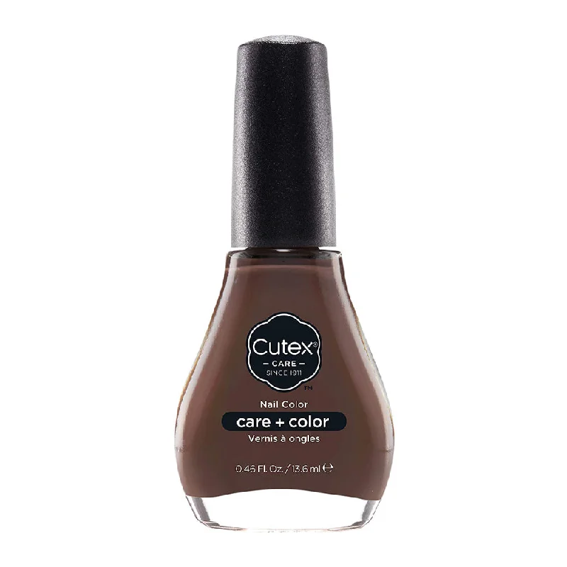 nail polish bluejay flash-Cutex Care + Color Nail Color 330 TRIPLE ESPRESSO